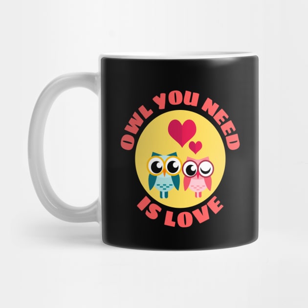 Owl You Need Is Love | Owl Pun by Allthingspunny